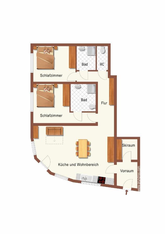 Haus Woehrer / Appartement Fischbacher シュラートミンク エクステリア 写真